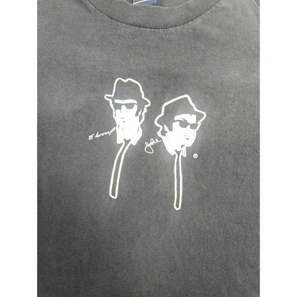 Vintage House‎ of Blues Blues Brothers T-Shirt XXL Black Elwood & Jake Graphic - Picture 2 of 10